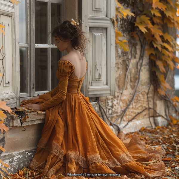 Robe demoiselle d'honneur terracotta : le chic automnal